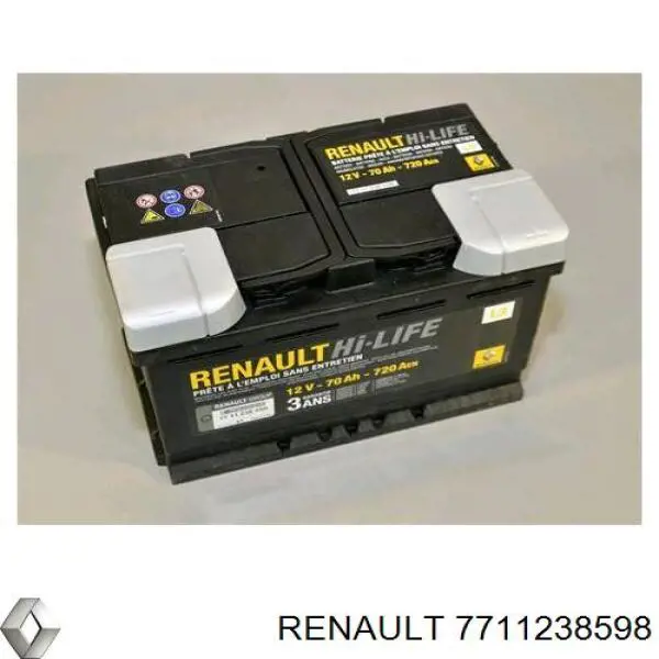 7711238598 Renault (RVI) акумуляторна батарея, акб