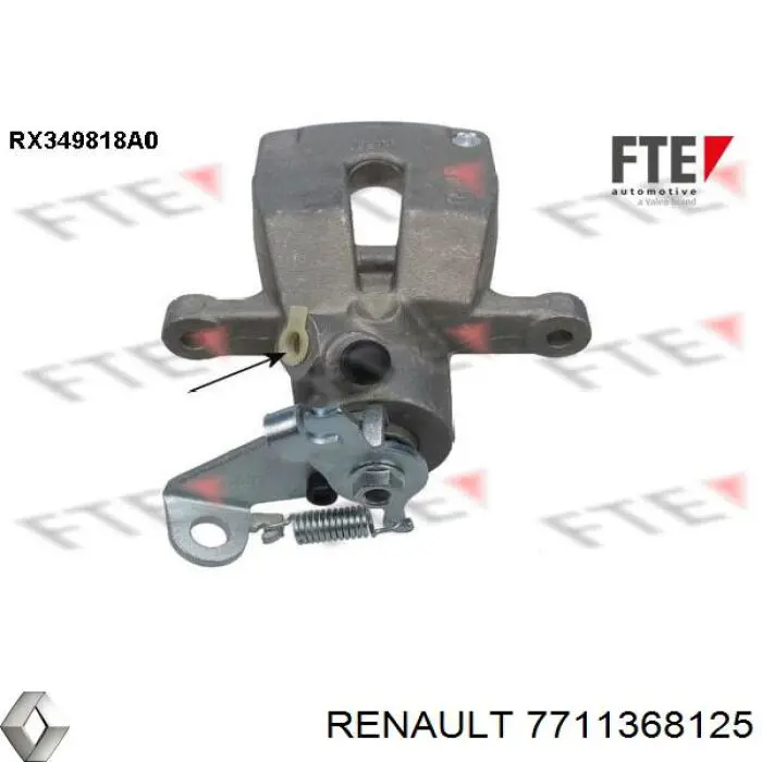 Купити 7711368125 Renault (RVI) Супорт задній правий
