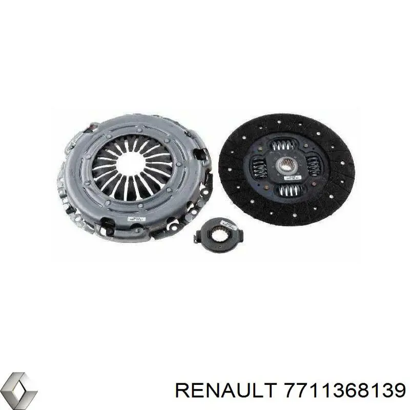 Купити 7711368139 Renault (RVI) Комплект зчеплення (диск, корзина, підшипник)