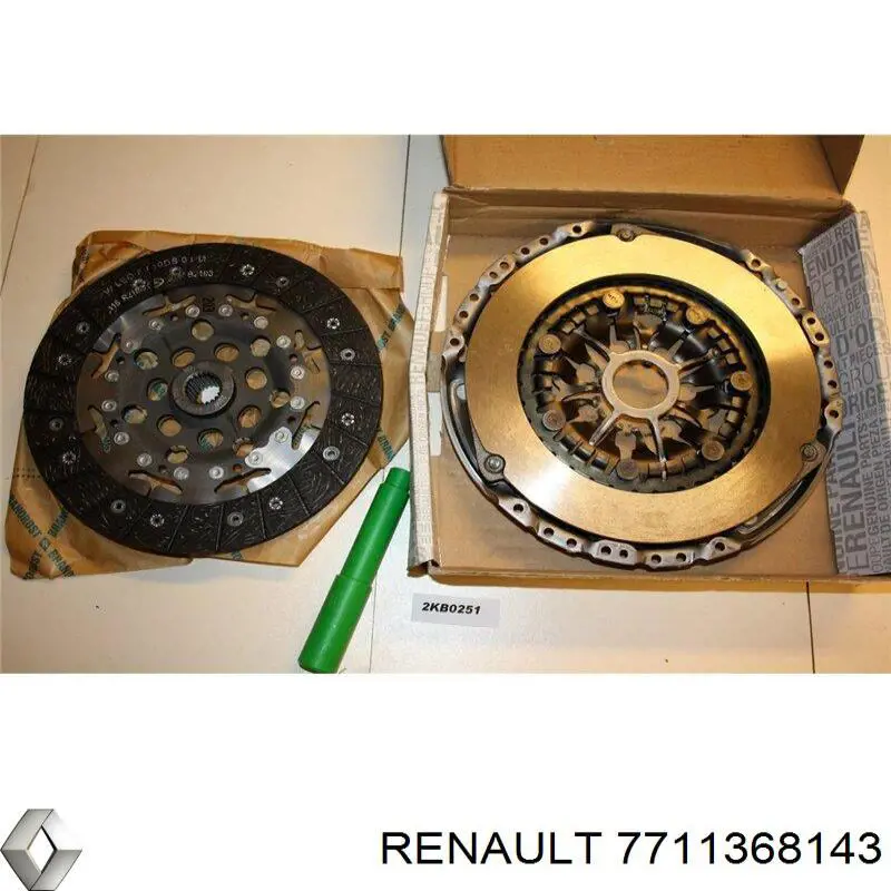 Комплект зчеплення (3 частини) Renault (RVI) 7711368143 ціна, від 117.48 USD
