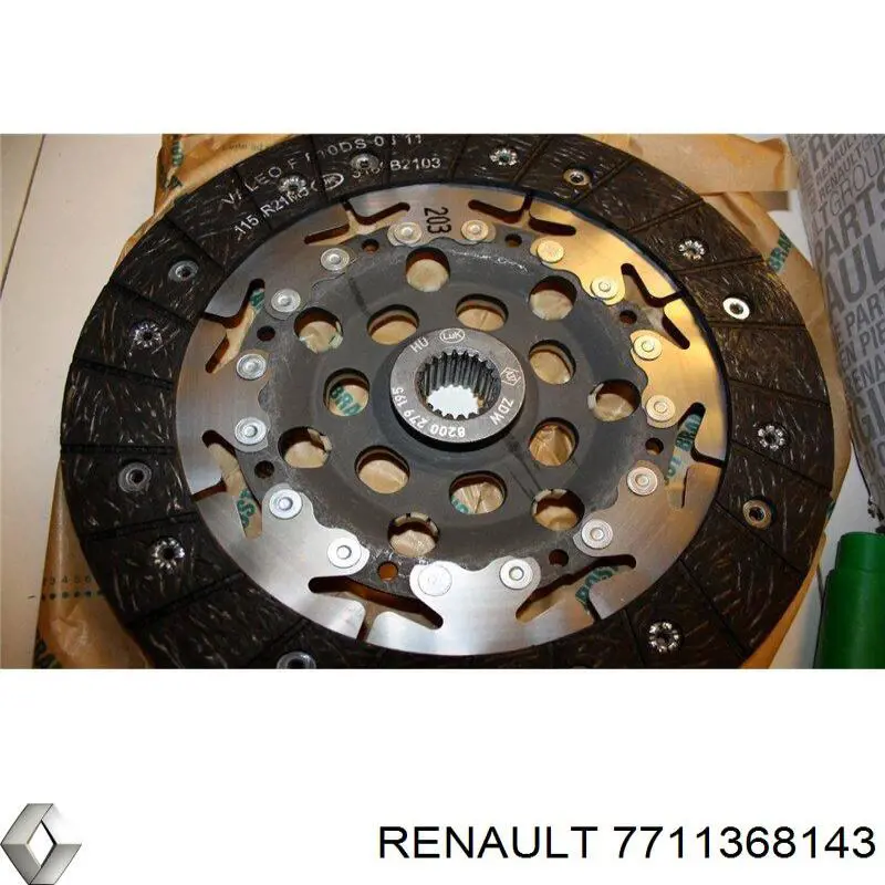 7711368143 Renault (RVI) комплект зчеплення (3 частини)