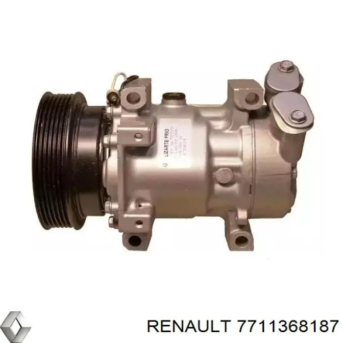 Компресор кондиціонера 7711368187 Renault (RVI)