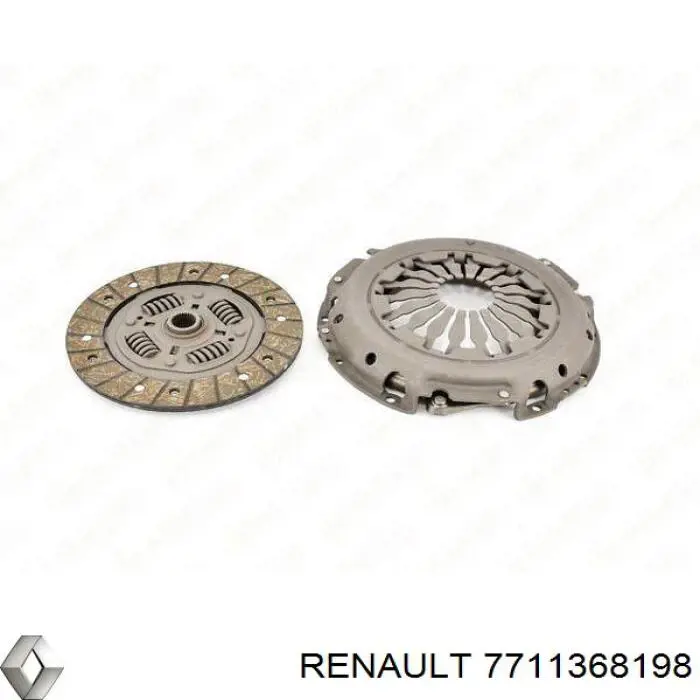 Комплект зчеплення (3 частини) Renault (RVI) 7711368198 ціна, від 156.55 USD