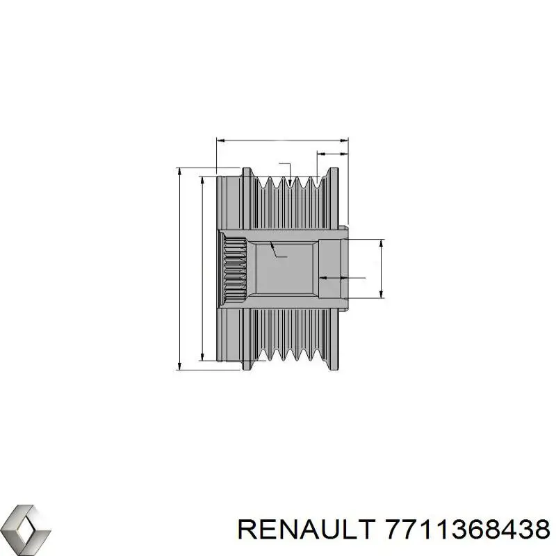 7711368438 Renault (RVI) генератор