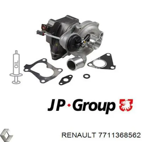 Турбіна Renault (RVI) 7711368562 ціна, від 142.46 USD