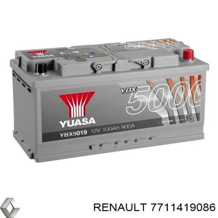 Акумулятор для авто Renault (RVI) 7711419086 ціна, від 169.98 USD