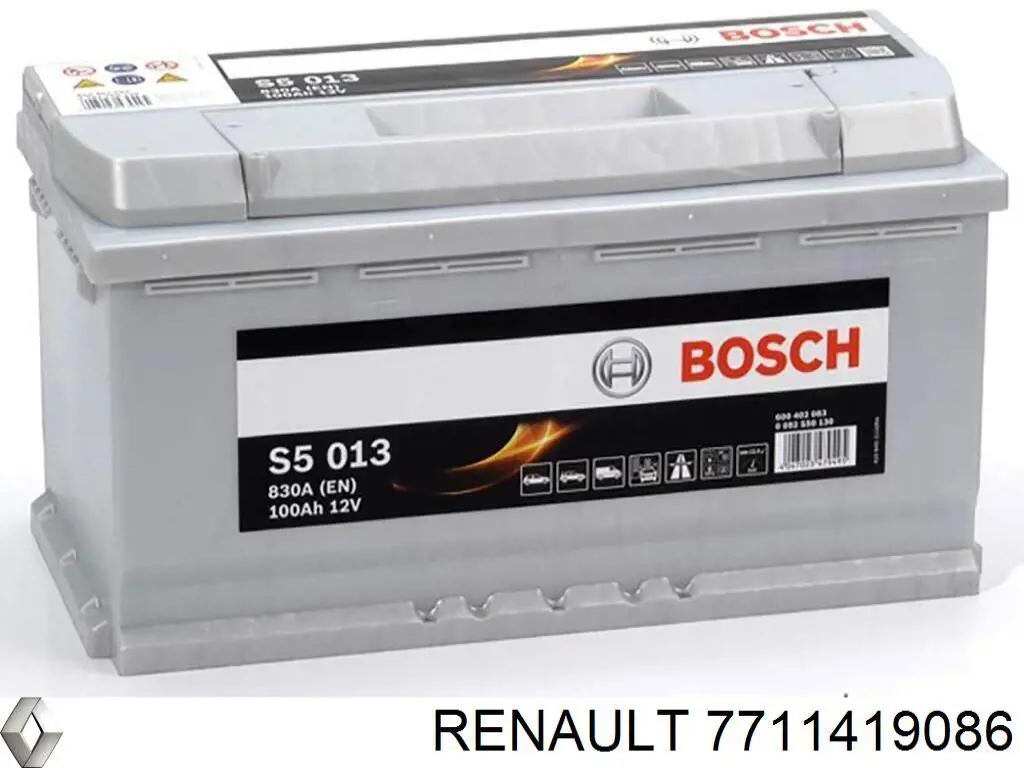 Купити 7711419086 Renault (RVI) Автомобільна батарея
