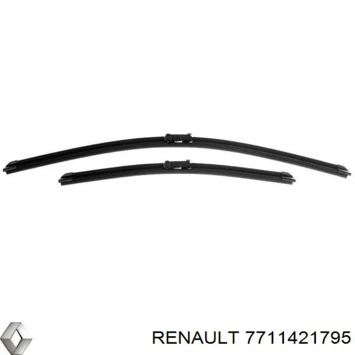 Щітка-двірник лобового скла, комплект з 2-х шт. 7711421795 Renault (RVI)