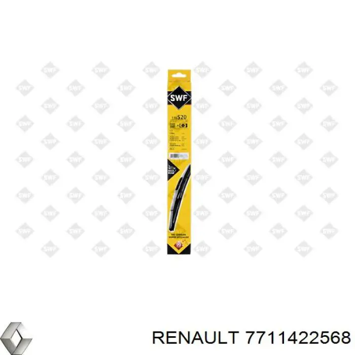 Двірник задній Renault (RVI) 7711422568