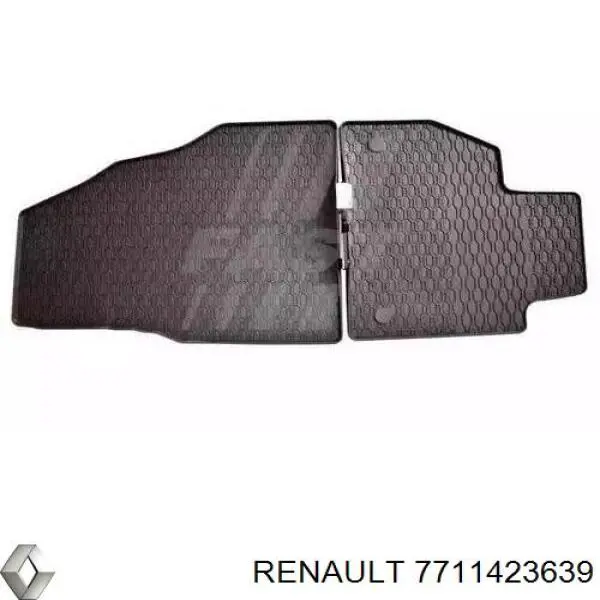 Килимок передній, комплект 2 шт. Renault Kangoo 2 (KW01) (Рено Канго)