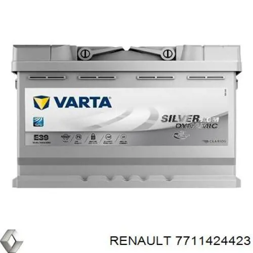 Акумуляторна батарея, АКБ 7711424423 Renault (RVI)