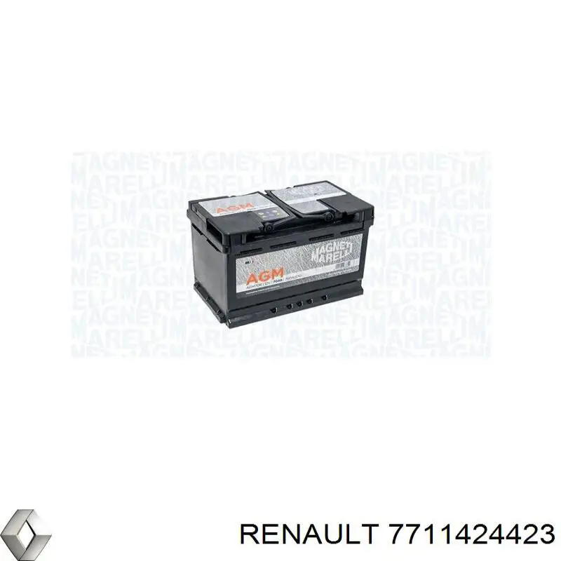 Купити 7711424423 Renault (RVI) Автомобільна батарея