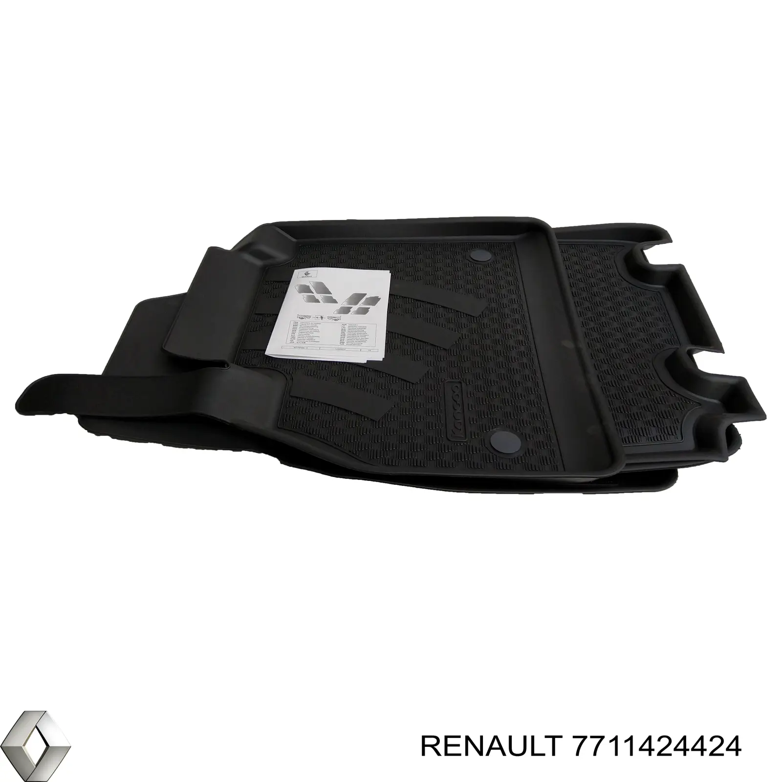 7711424424 Renault (RVI) Гумові килимки передні