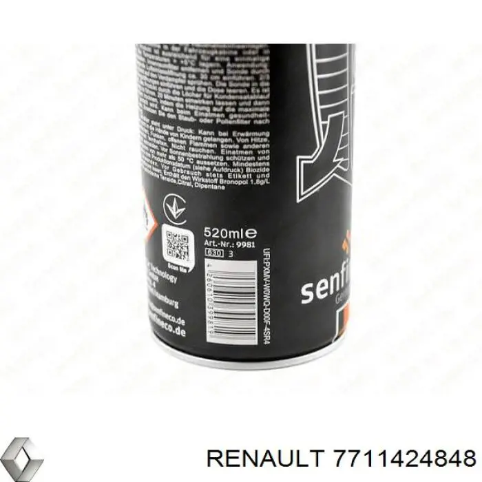 7711424848 Renault (RVI) Очищувач системи кондиціонування