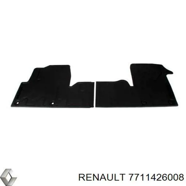 Килимок передній, комплект 2 шт. Renault (RVI) 7711426008 ціна, від 74.60 USD
