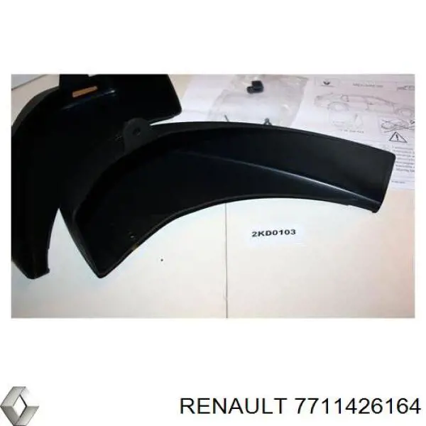 Бризковики задні, комплект на Renault Megane (KZ0)