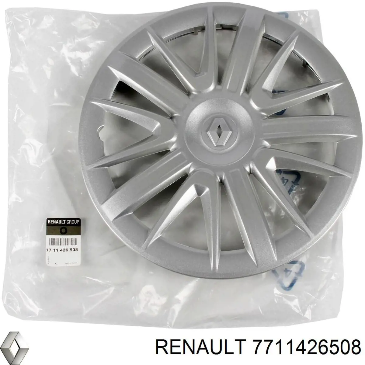 Ковпаки на диски Renault (RVI) 7711426508 ціна, від 26.52 USD