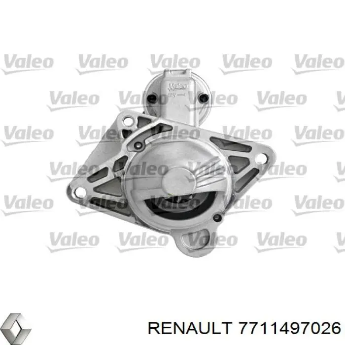 Стартер 7711497026 Renault (RVI)