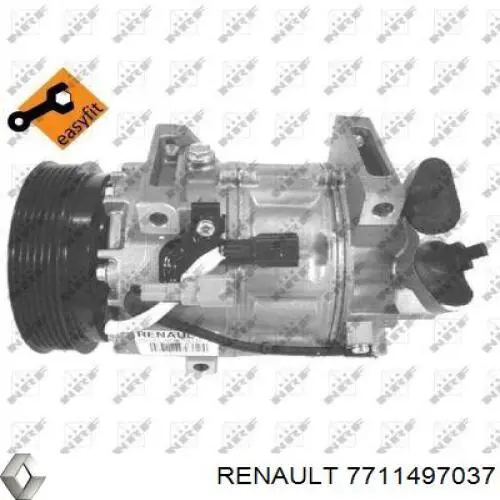 Компресор системи кондиціювання Renault (RVI) 7711497037 ціна, від 289.25 USD