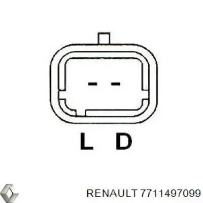 7711497099 Renault (RVI) генератор