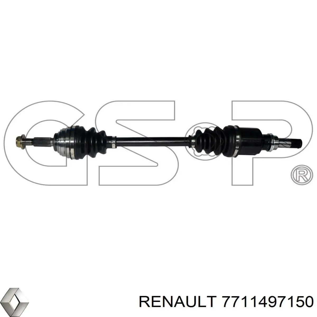 Привід передній лівий Renault (RVI) 7711497150 ціна, від 68.35 USD