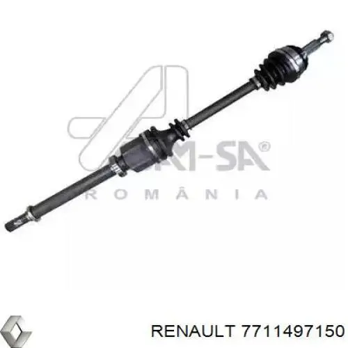 Купити 7711497150 Renault (RVI) Ліва піввісь