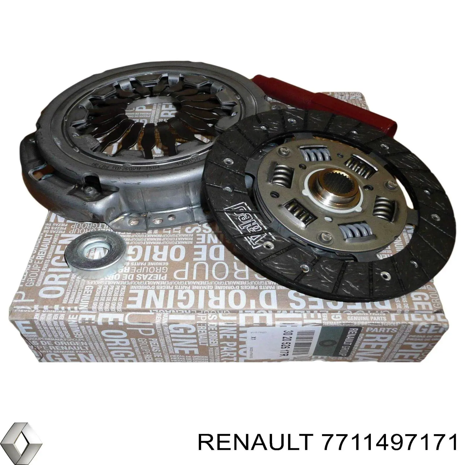 Комплект зчеплення (3 частини) Renault (RVI) 7711497171 ціна, від 111.40 USD