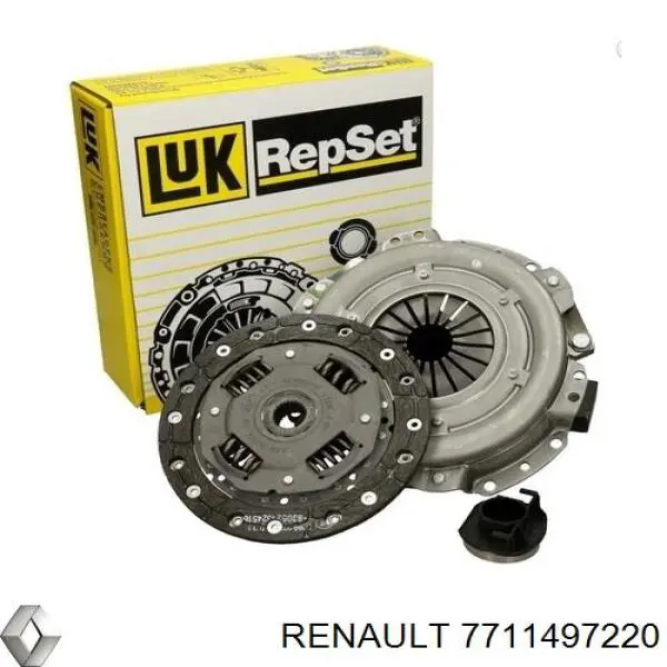 Купити 7711497220 Renault (RVI) Комплект зчеплення (диск, корзина, підшипник)
