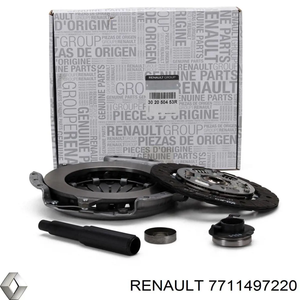 Комплект зчеплення (3 частини) Renault (RVI) 7711497220 ціна, від 55.99 USD
