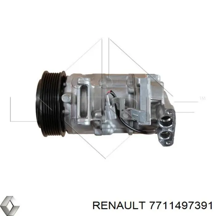 Компресор кондиціонера 7711497391 Renault (RVI)