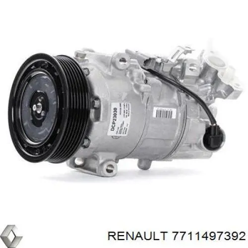 Компресор кондиціонера 7711497392 Renault (RVI)