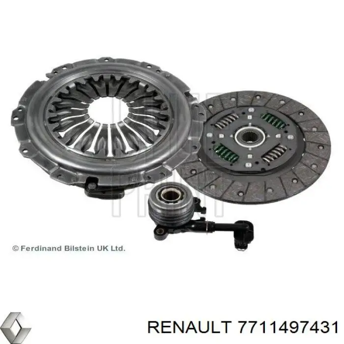 7711497431 Renault (RVI) комплект зчеплення (3 частини)