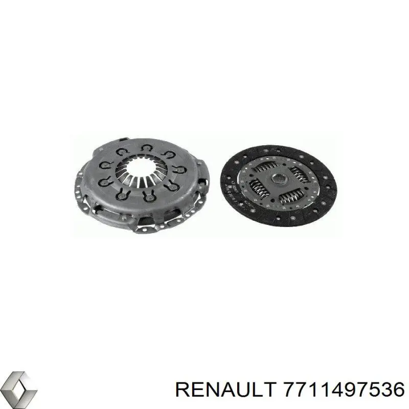 7711497536 Renault (RVI) комплект зчеплення (3 частини)