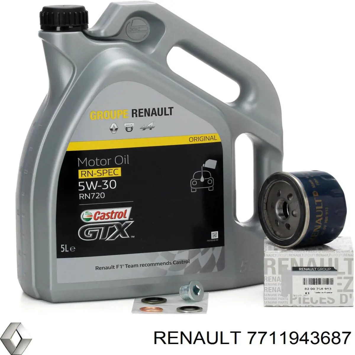 Моторне масло 7711943687 Renault (RVI)