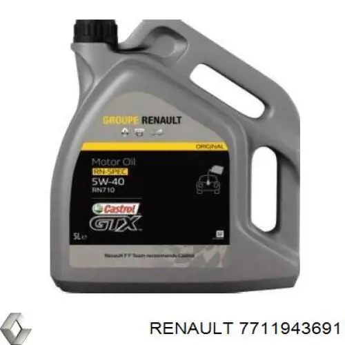 Олива Renault (RVI) 7711943691 ціна, від 47.53 USD