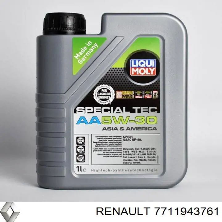 Моторне масло 7711943761 Renault (RVI)