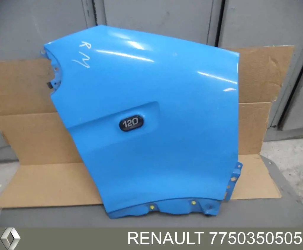 Крило переднє праве Renault (RVI) 7750350505 ціна, від 23.94 USD