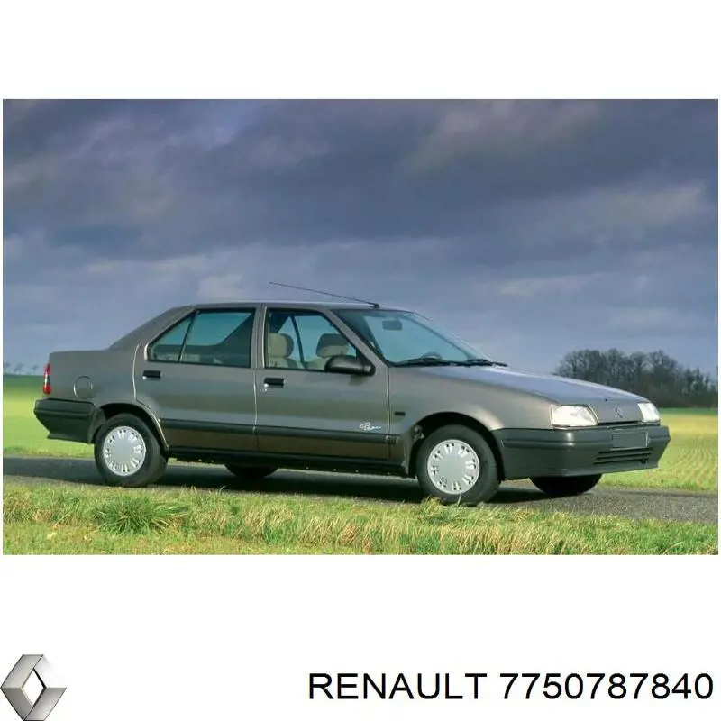 Накладка фар, нижня Renault 19 2 (S53) (Рено 19)