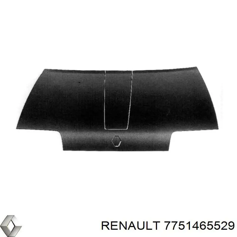 Капот Renault (RVI) 7751465529 ціна, від 74.41 USD