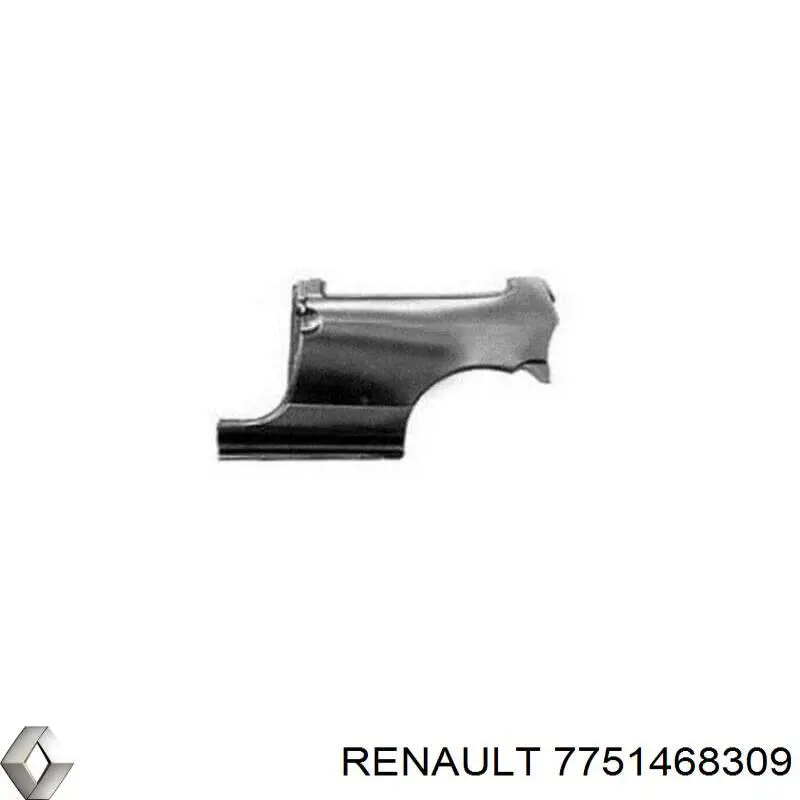 Бічна частина задні праві Renault (RVI) 7751468309 ціна, від 291.67 USD