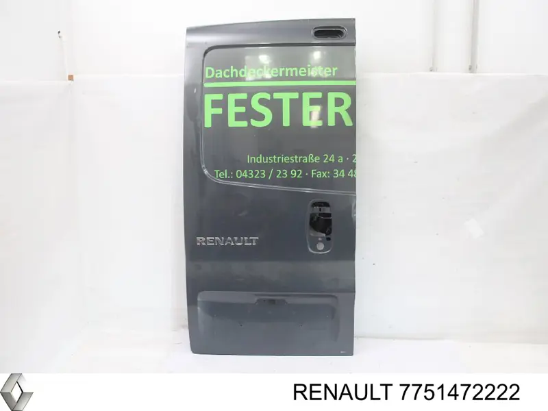 RENAULT 7751472222 двері фургона задні, розпашні, ліві Renault Trafic