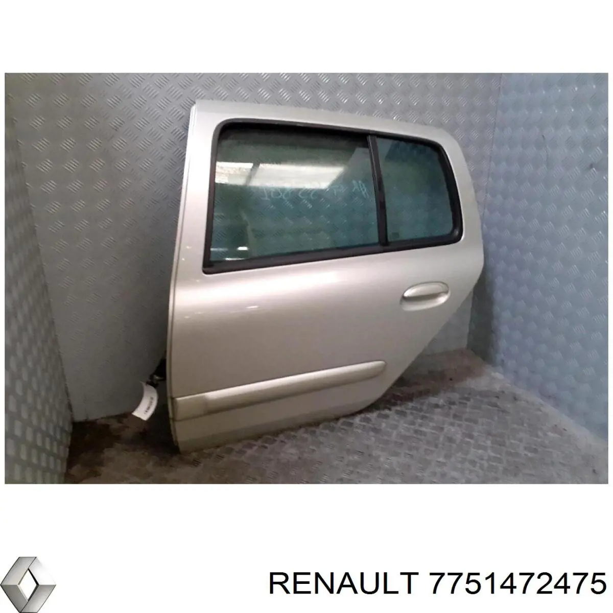 Двері задні, ліві Renault Clio SYMBOL (LB0, LB1, LB2) (Рено Кліо)