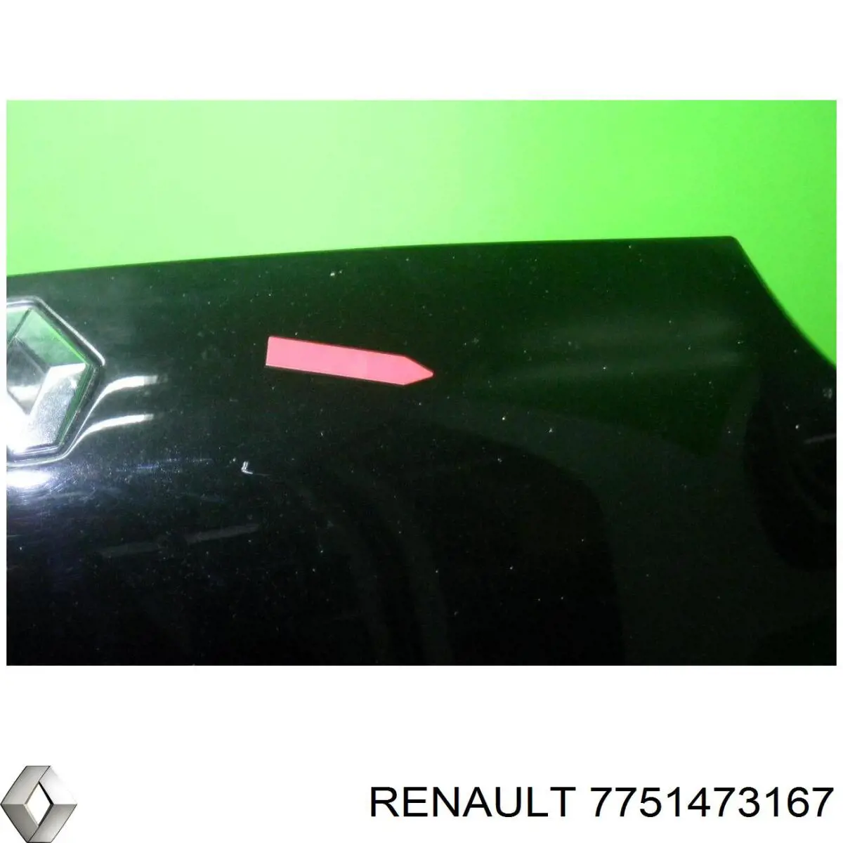 Капот Renault (RVI) 7751473167 ціна, від 270.93 USD