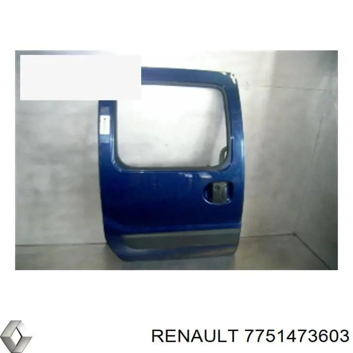 Двері бічні (зсувні), праві Renault (RVI) 7751473603 ціна, від 28.18 USD