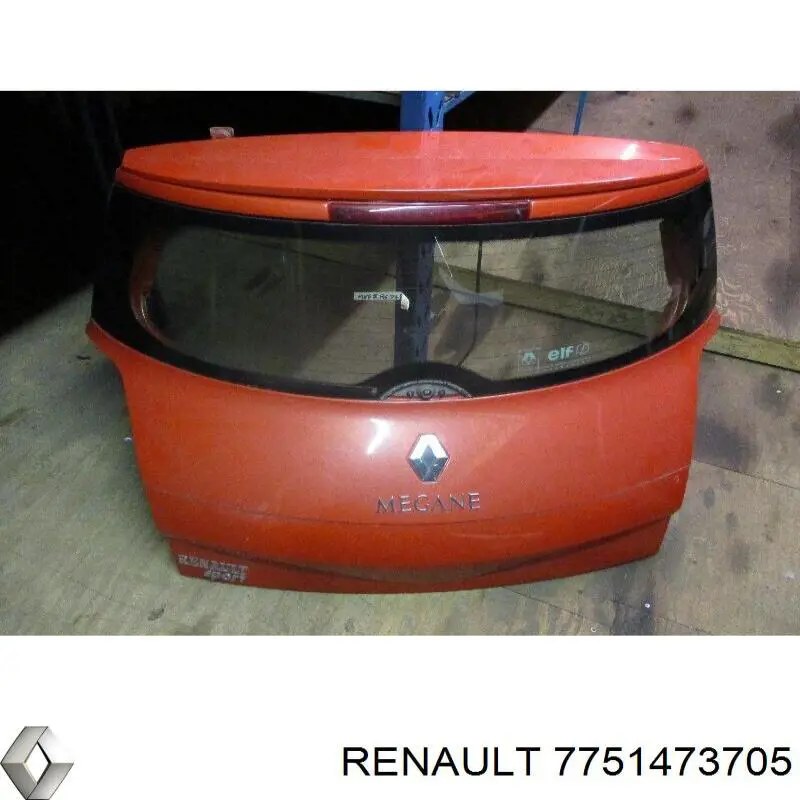Двері задні, багажні (3-і)/(5-і) (ляда) Renault Megane 2 (BM0, CM0) (Рено Меган)