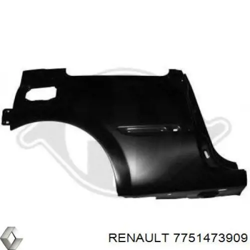 Бічна частина задні праві Renault (RVI) 7751473909 ціна, від 271.22 USD