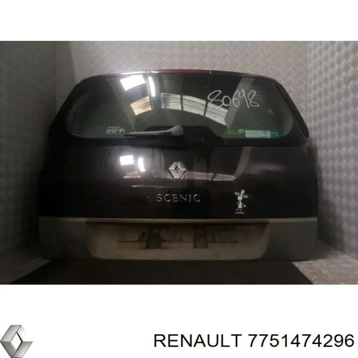 901001629R Renault (RVI) двері задні, багажні (3-і/(5-і) (ляда))