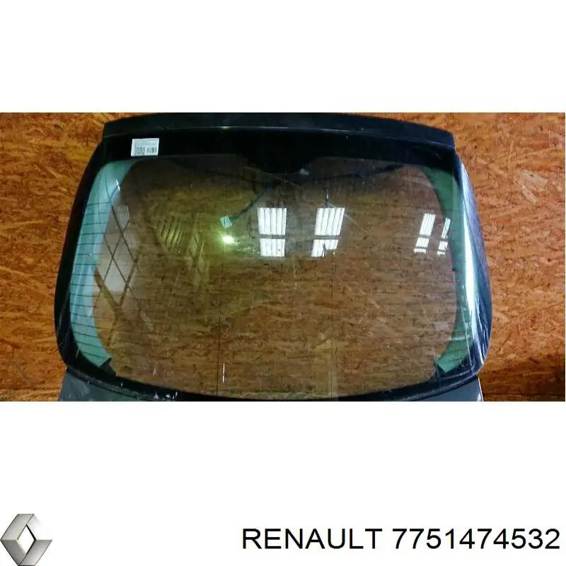 Двері задні, багажні (3-і)/(5-і) (ляда) Renault Laguna 2 (BG0) (Рено Лагуна)