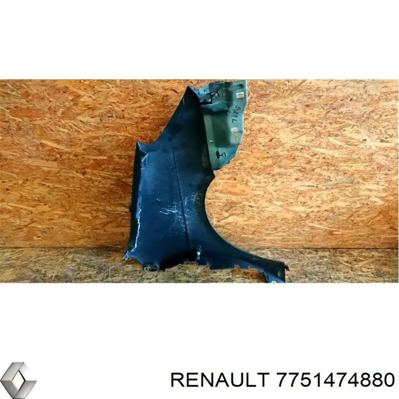 Ліве переднє крило Renault (RVI) 7751474880 ціна, від 35.16 USD