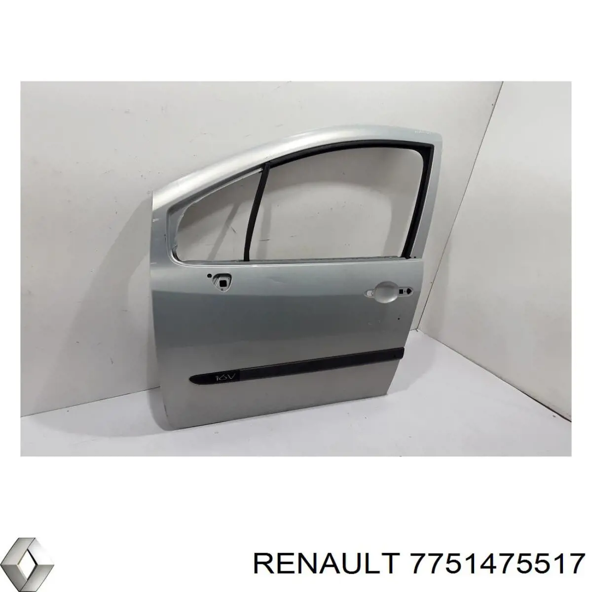 Двері передні, ліві Renault Modus (JP0) (Рено Модус)